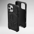 Protective Apple iPhone Back Cover - UAG Monarch Pro Series MagSafe for iPhone 16 Series (Carbon Fiber Black) - Style 4