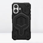 Protective Apple iPhone Back Cover - UAG Monarch Pro Series MagSafe for iPhone 16 Series (Carbon Fiber Black) - Style 3