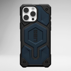 Protective Apple iPhone Back Cover - UAG Monarch Pro Series MagSafe for iPhone 16 Series (Mallard Blue)