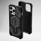 Protective Apple iPhone Back Cover - UAG Monarch Pro Series MagSafe for iPhone 16 Series (Silver) - Style 2