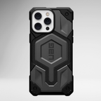 Protective Apple iPhone Back Cover - UAG Monarch Pro Series MagSafe for iPhone 16 Series (Silver)