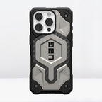 Protective Apple iPhone Back Cover - UAG Monarch Pro Series MagSafe for iPhone 16 Series (Titanium) - Style 2