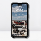 Protective Apple iPhone Back Cover - UAG Monarch Pro Series with MagSafe Rugged, Shockproof for iPhone 14Pro/Pro Max (BLACK) - Style 4