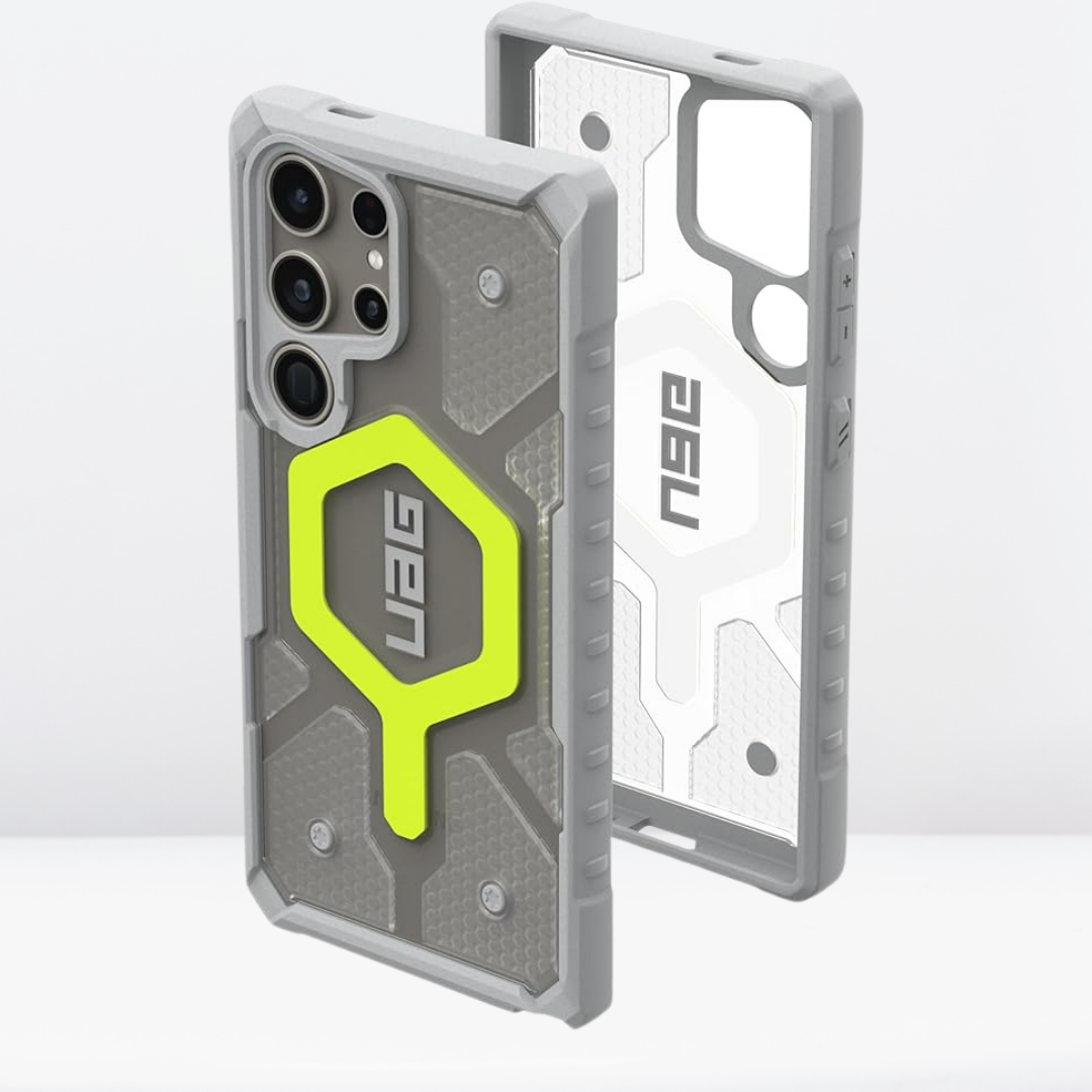 UAG Pathfinder MagSafe Case for Samsung Galaxy S25 & S25 Ultra ( Neon Green )