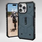 Protective Apple iPhone Back Cover - UAG Pathfinder MagSafe Case for iPhone 16 Series (Mallard Blue)