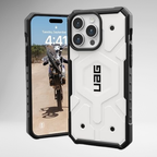 Protective Apple iPhone Back Cover - UAG Pathfinder MagSafe Case for iPhone 16 Series (White)