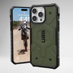 Protective Apple iPhone Back Cover - UAG Pathfinder MagSafe Case for iPhone 16 Series (Olive)