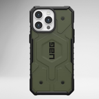 Protective Apple iPhone Back Cover - UAG Pathfinder MagSafe Case for iPhone 16 Series (Olive) - Style 2