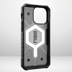 Protective Apple iPhone Back Cover - UAG Pathfinder MagSafe, Slim Fit Rugged Protective Case for iPhone 15 Series (ASH) - Style 4