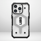 Protective Apple iPhone Back Cover - UAG Pathfinder MagSafe, Slim Fit Rugged Protective Case for iPhone 15 Series (ICE) - Style 2