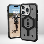 Protective Apple iPhone Back Cover - UAG Pathfinder MagSafe, Slim Fit Rugged Protective Case for iPhone 15 Series (ASH)