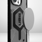 Protective Apple iPhone Back Cover - UAG Pathfinder MagSafe, Slim Fit Rugged Protective Case for iPhone 13/ 14 Series (ASH) - Style 2