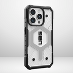 Protective Apple iPhone Back Cover - UAG Pathfinder MagSafe, Slim Fit Rugged Protective Case for iPhone 15 Series (ICE) - Style 5