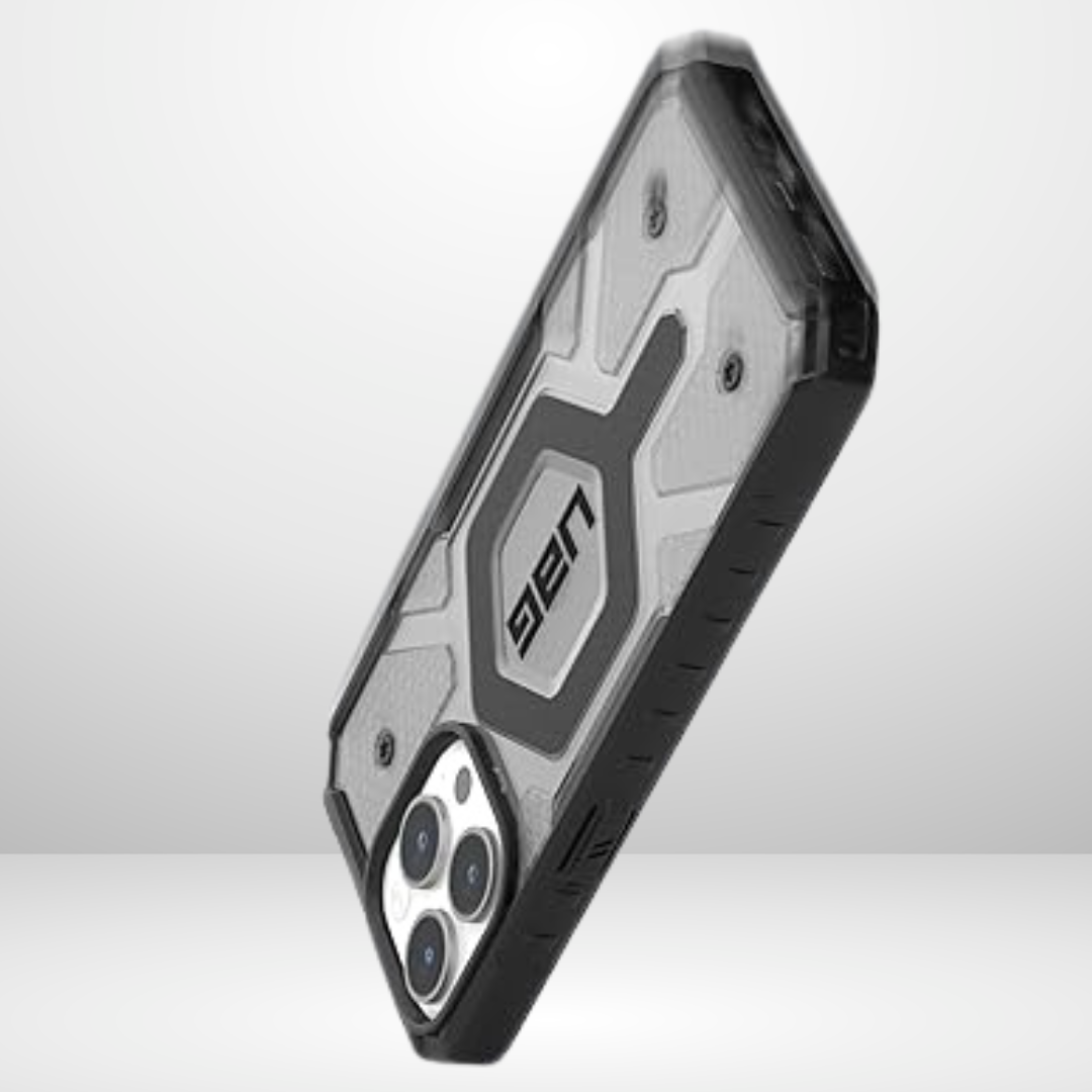 UAG Pathfinder MagSafe, Slim Fit Rugged Protective Case for iPhone 15 Series (ASH)