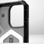 Protective Apple iPhone Back Cover - UAG Pathfinder MagSafe, Slim Fit Rugged Protective Case for iPhone 15 Series (ASH) - Style 5