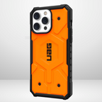 Protective Apple iPhone Back Cover - UAG Pathfinder with MagSafe Case iPhone 15 Pro/Pro Max (Orange) - Style 2