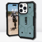 Protective Apple iPhone Back Cover - UAG Pathfinder with MagSafe Rugged Protection Case for iPhone 15 Pro (Sierra Blue) - Style 5