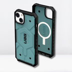 Protective Apple iPhone Back Cover - UAG Pathfinder with MagSafe Rugged Protection Case for iPhone 15 Pro (Sierra Blue) - Style 6