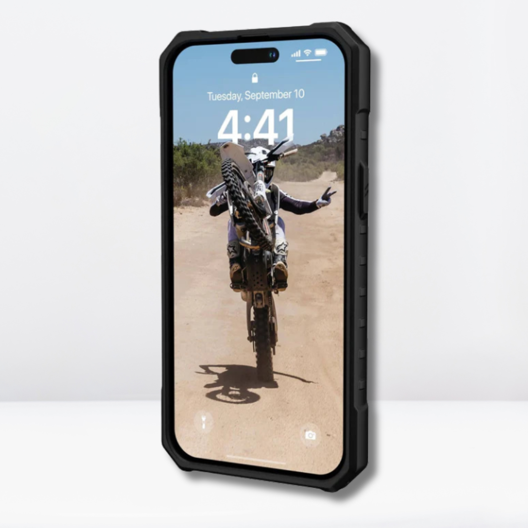UAG Pathfinder with MagSafe Rugged Protection Case for iPhone 15 (Mallard Blue)