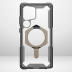 UAG Plasma XTE Stand MagSafe ,Rugged Protective Case for S25 Ultra (Natural Titanium/Black) Mobile Case by CoverMeUp - Style 7