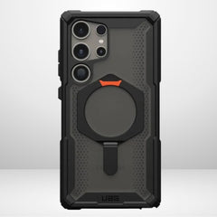 UAG Plasma XTE Stand MagSafe ,Rugged Protective Case for S25 Ultra (Natural Titanium/Black)