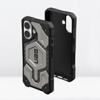 Protective Apple iPhone Back Cover - UAG Monarch Pro Series MagSafe for iPhone 16 Series (Titanium)