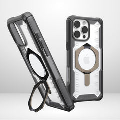 UAG Plasma XTE Stand MagSafe ,Rugged Protective Case for S25 Ultra (Natural Titanium/Black)