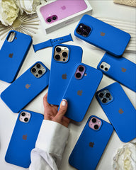 Liquid Silicon iPhone Case - Ultra Blue