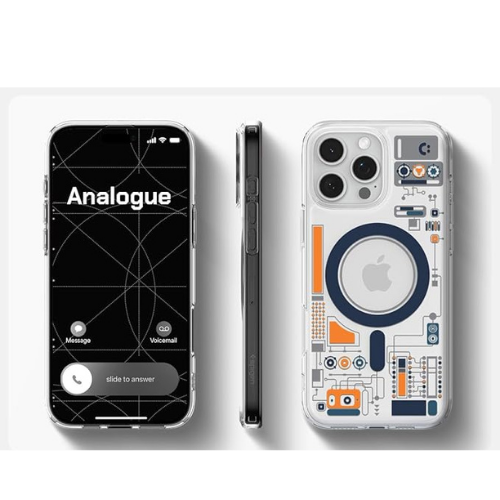 Ultra Hybrid Circuit Blueprint  MagFit Case Compatible with iPhone and Samsung