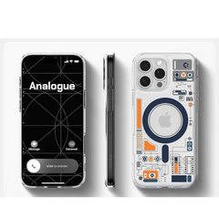 Ultra Hybrid Circuit Blueprint  MagFit Case Compatible with iPhone and Samsung