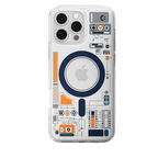 Protective Apple iPhone Back Cover - Ultra Hybrid Circuit Blueprint  MagFit Case Compatible with iPhone and Samsung