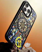 Protective Apple iPhone Back Cover - Ultra Hybrid T MagFit  Glass Art Case for iPhone & Samsung - Style 4
