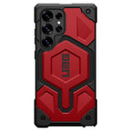 Samsung Galaxy S25 Ultra UAG Monarch Pro Kevlar Protective Case with MagSafe - Red Mobile Case by CoverMeUp
