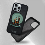 Protective Apple iPhone Back Cover - Santa Barbara Polo Raquet Club Aubrey Series for iPhone 16 Pro (Black) - Style 2