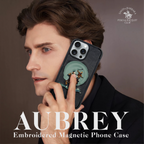Protective Apple iPhone Back Cover - Santa Barbara Polo Raquet Club Aubrey Series for iPhone 16 Pro (Black) - Style 3
