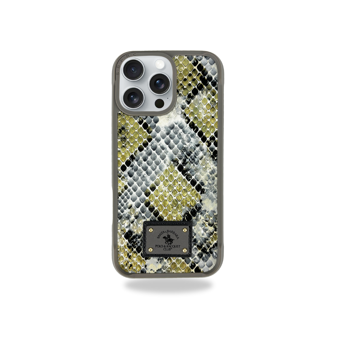 Protective Apple iPhone Back Cover - Santa Barbara Polo Raquet Club Sagar Series for iPhone 16 Pro (Titanium Grey)