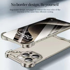 Protective Apple iPhone Back Cover - Luxury Minimilistic Case With Camera Ring for iPhone - Style 27