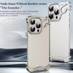 Protective Apple iPhone Back Cover - Luxury Minimilistic Case With Camera Ring for iPhone - Style 26