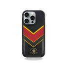 Protective Apple iPhone Back Cover - Santa Barbara Polo Raquet Club Barton Series for iPhone 16 Pro (Black & Red)
