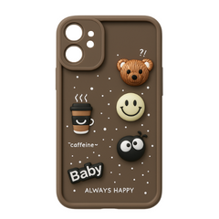 Coffee 3D Themed Silicone Case – Cute & Durable Cover | Covermeup