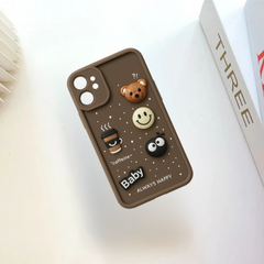 Coffee 3D Themed Silicone Case – Cute & Durable Cover | Covermeup