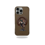 Protective Apple iPhone Back Cover - Santa Barbara Polo Raquet Club Aubrey Series for iPhone 16 Plus (Brown)