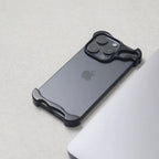 Protective Apple iPhone Back Cover - Luxury Minimilistic Case With Camera Ring for iPhone - Style 19