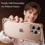 Protective Apple iPhone Back Cover - Border Skeleton Case For iPhone - Style 15