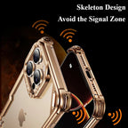 Protective Apple iPhone Back Cover - Border Skeleton Case For iPhone - Style 11