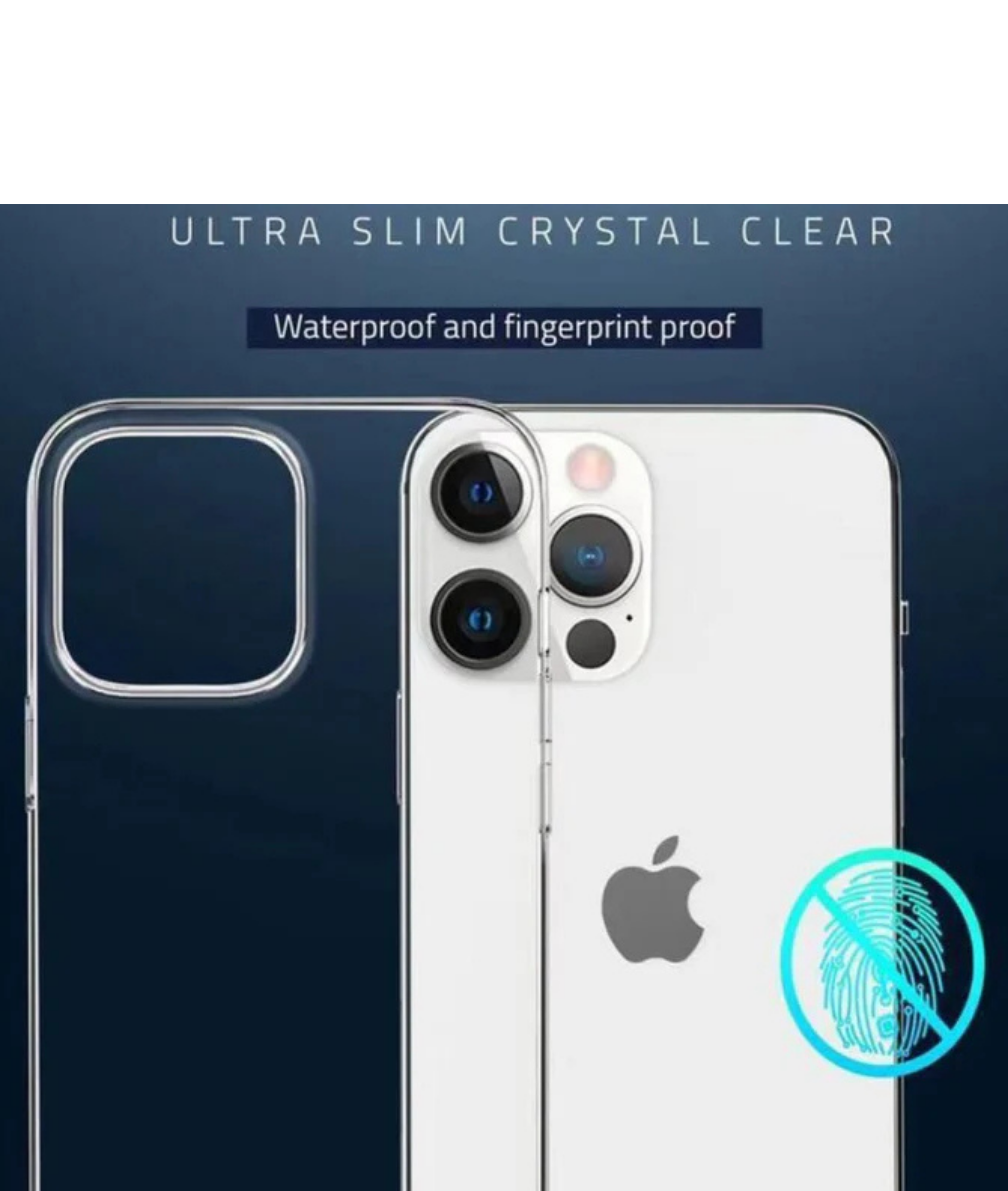 Ultra slim Crystal Clear Anti Yellow  Case for iPhone