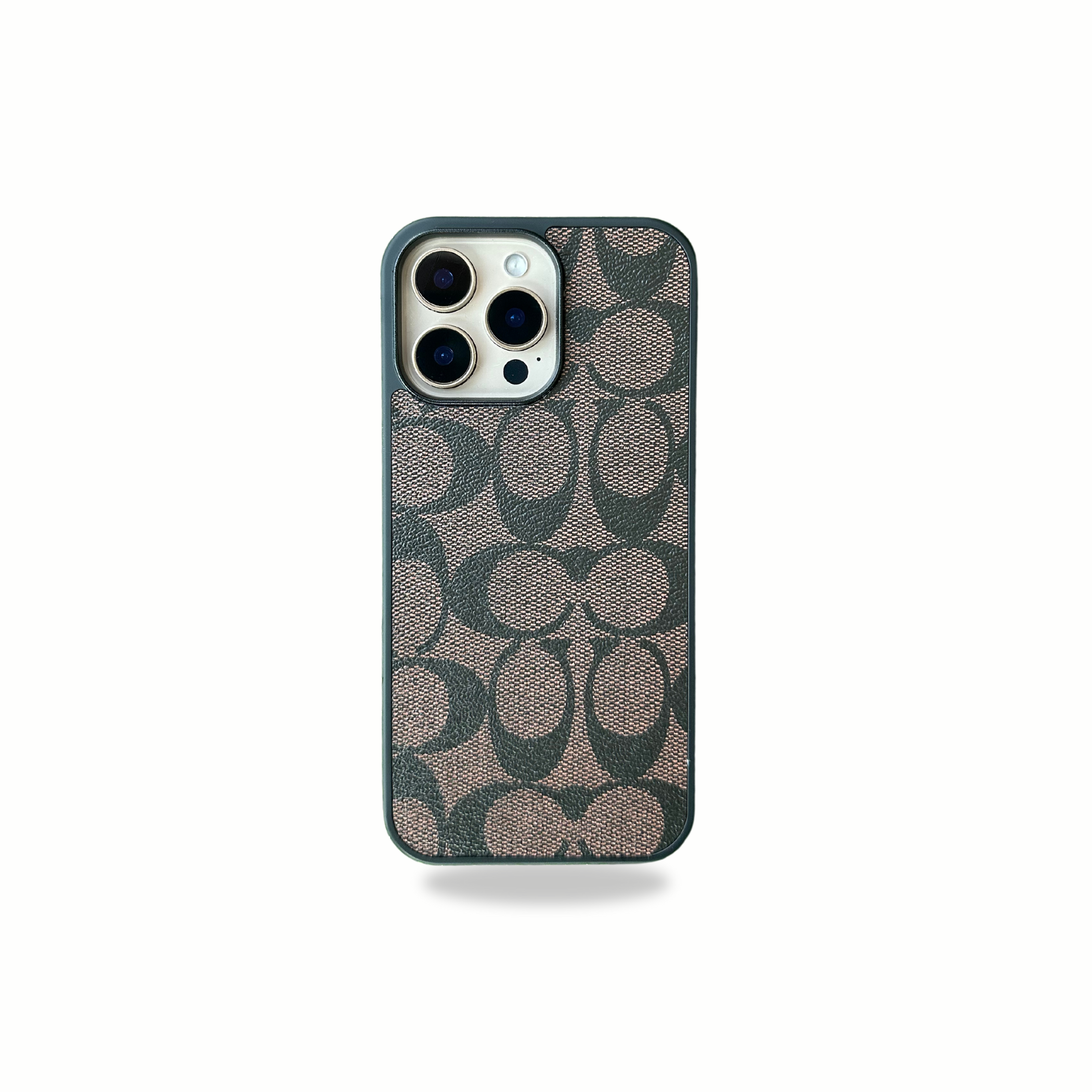 Branded Luxury Leather Case for Apple iPhone 16 Plus