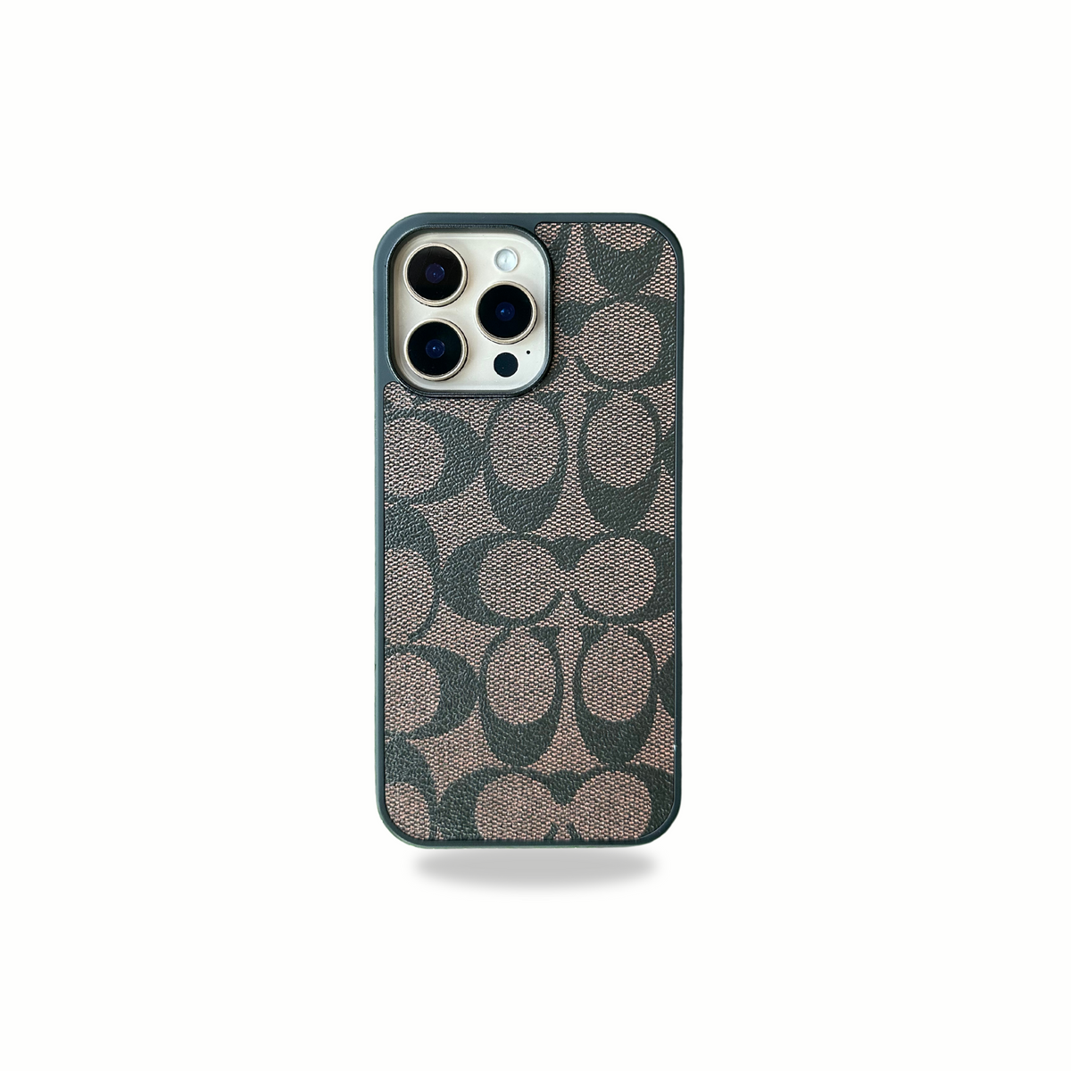 Branded Luxury Leather Case for Apple iPhone 16 Plus