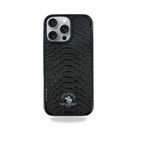 Protective Apple iPhone Back Cover - Santa Barbara Polo Raquet Club KNIGHT Series for iPhone 16 (Black)