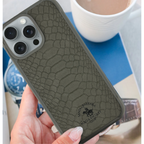 Protective Apple iPhone Back Cover - Santa Barbara Polo Raquet Club KNIGHT Series for iPhone 16 Pro (Grey) - Style 2